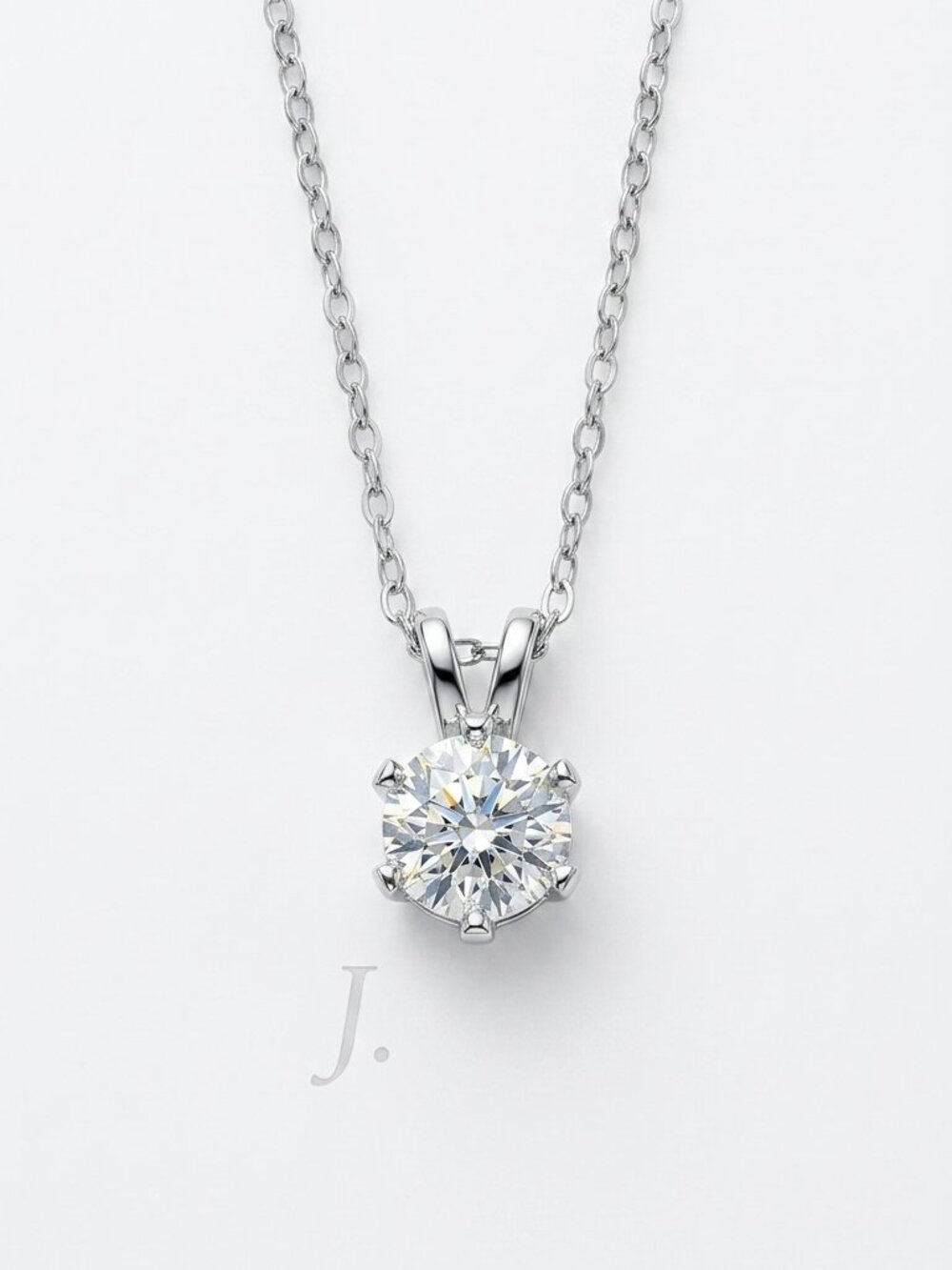 XL29 The Grace Pendant 1 ct Moissanite Necklace